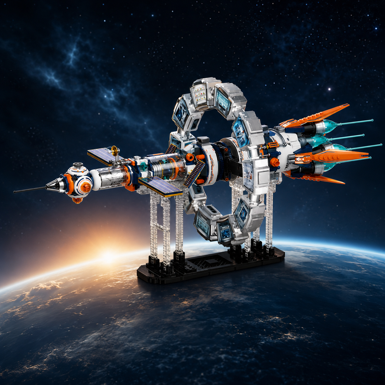 Dawnstar Orbital Space Station Building Set