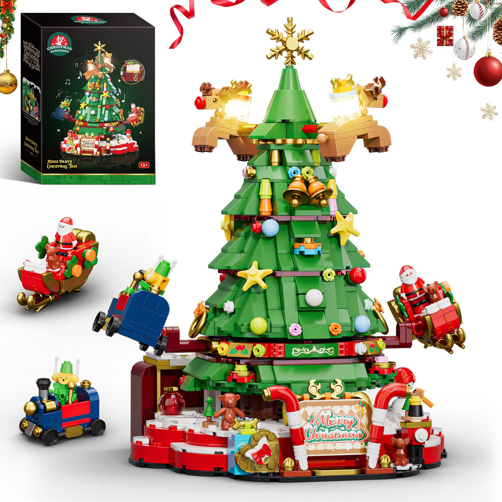 JAKI Musical Christmas Tree Building Set - image 2