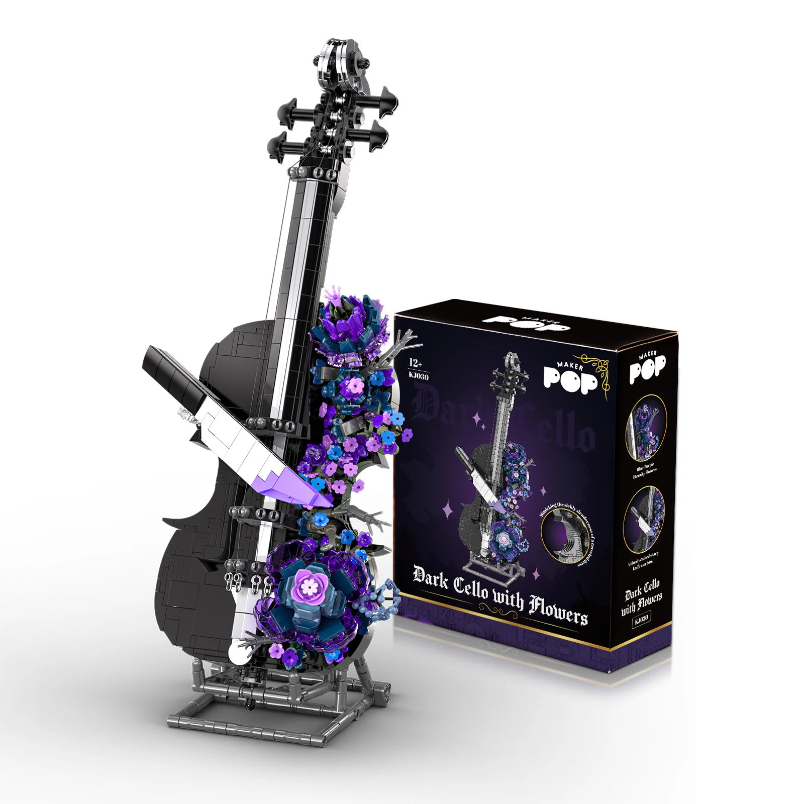 JAKI Gothic Cello & Flowers Building Set - image 2