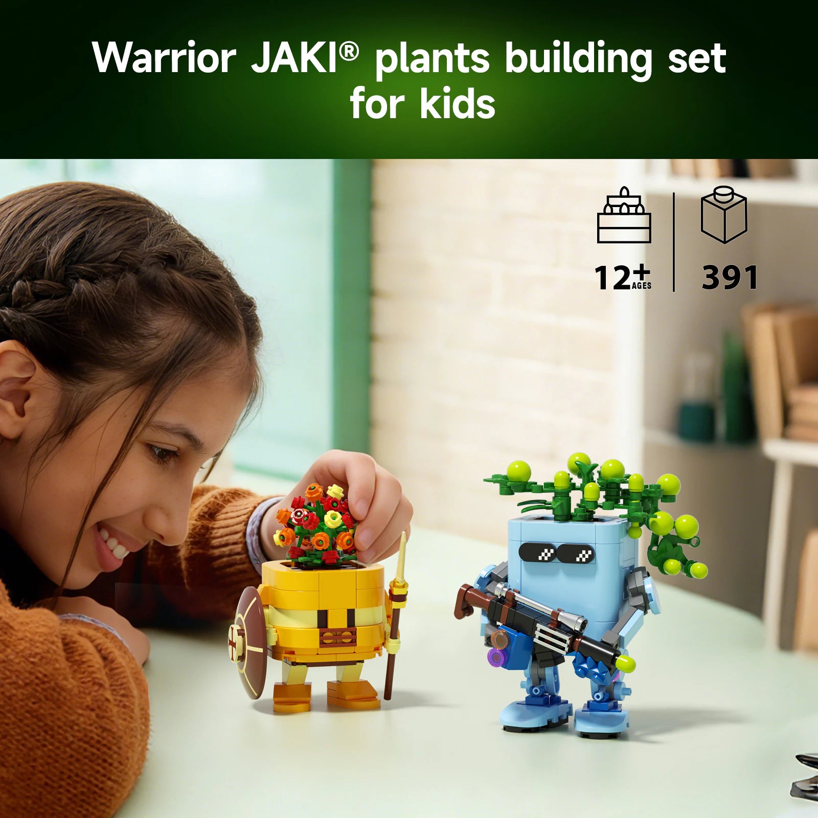 JAKI Warrior Potted Plants Building Set - image 13