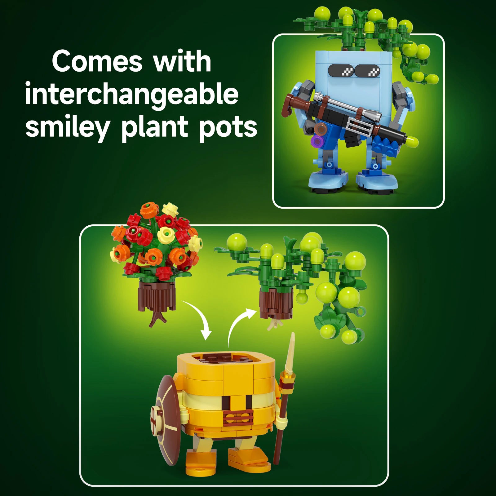 JAKI Warrior Potted Plants Building Set - image 15
