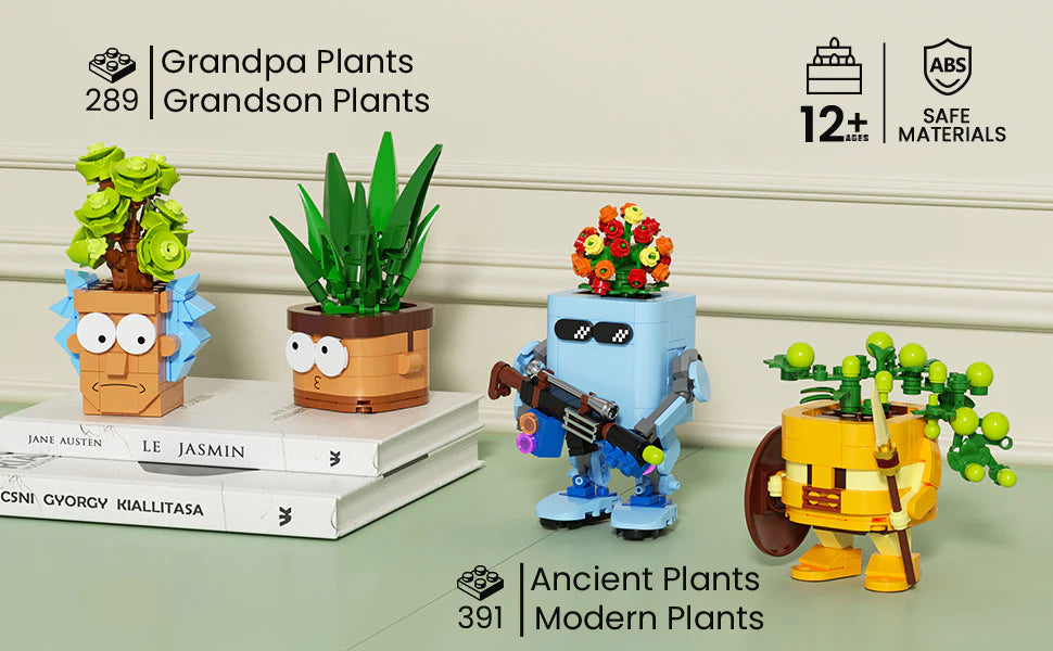 JAKI Warrior Potted Plants Building Set - image 6