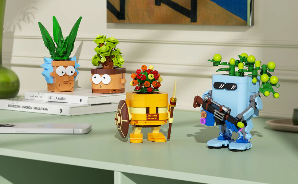 JAKI Warrior Potted Plants Building Set - image 8