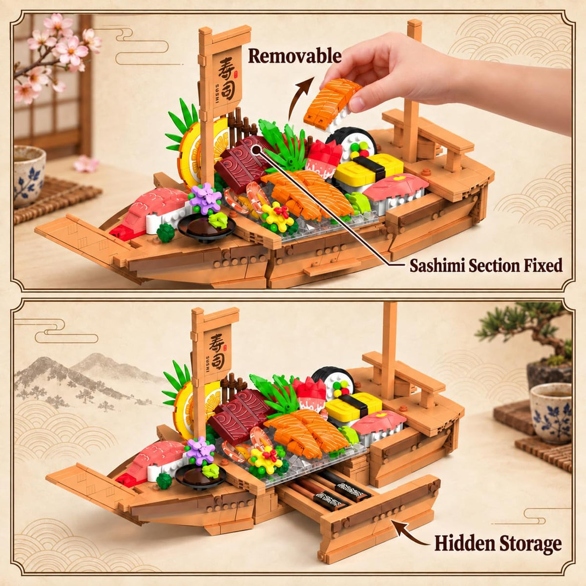 Japonés Sushi Boat