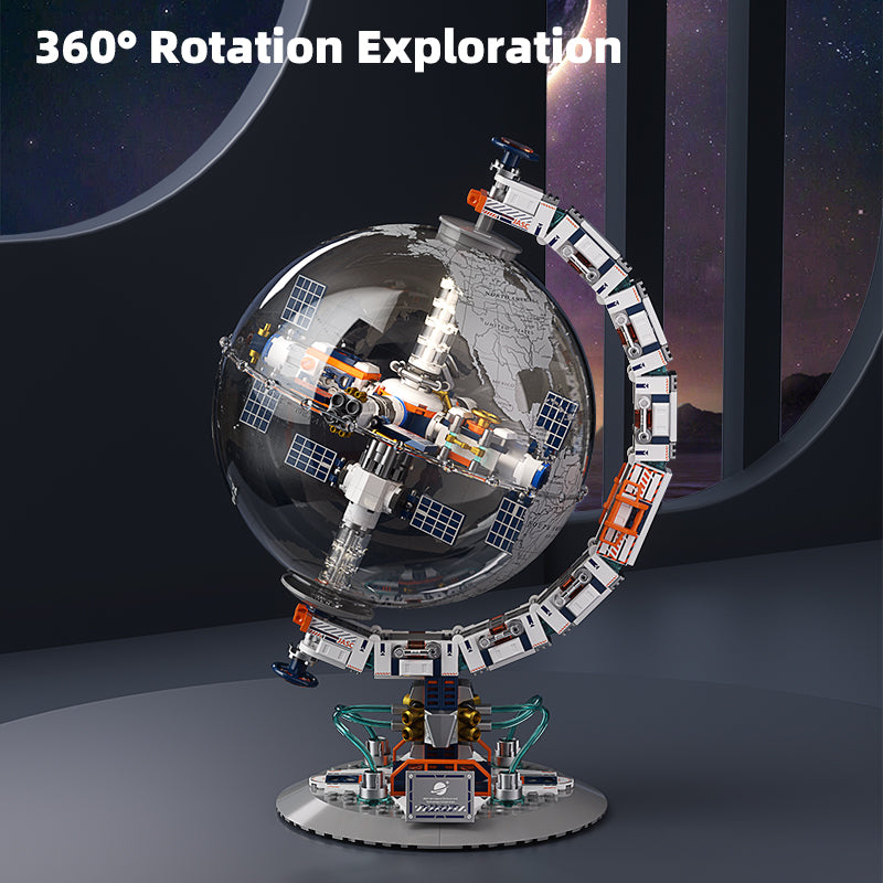 JAKI Space Dawn Globe Building Set 800 Pcs