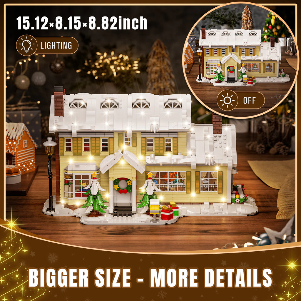 JAKI Christmas Snow Cottage Building Set - image 7