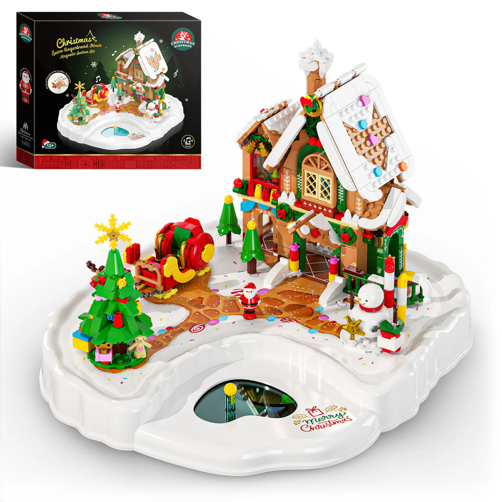 JAKI Magnetic Christmas Village Building Set - image 1