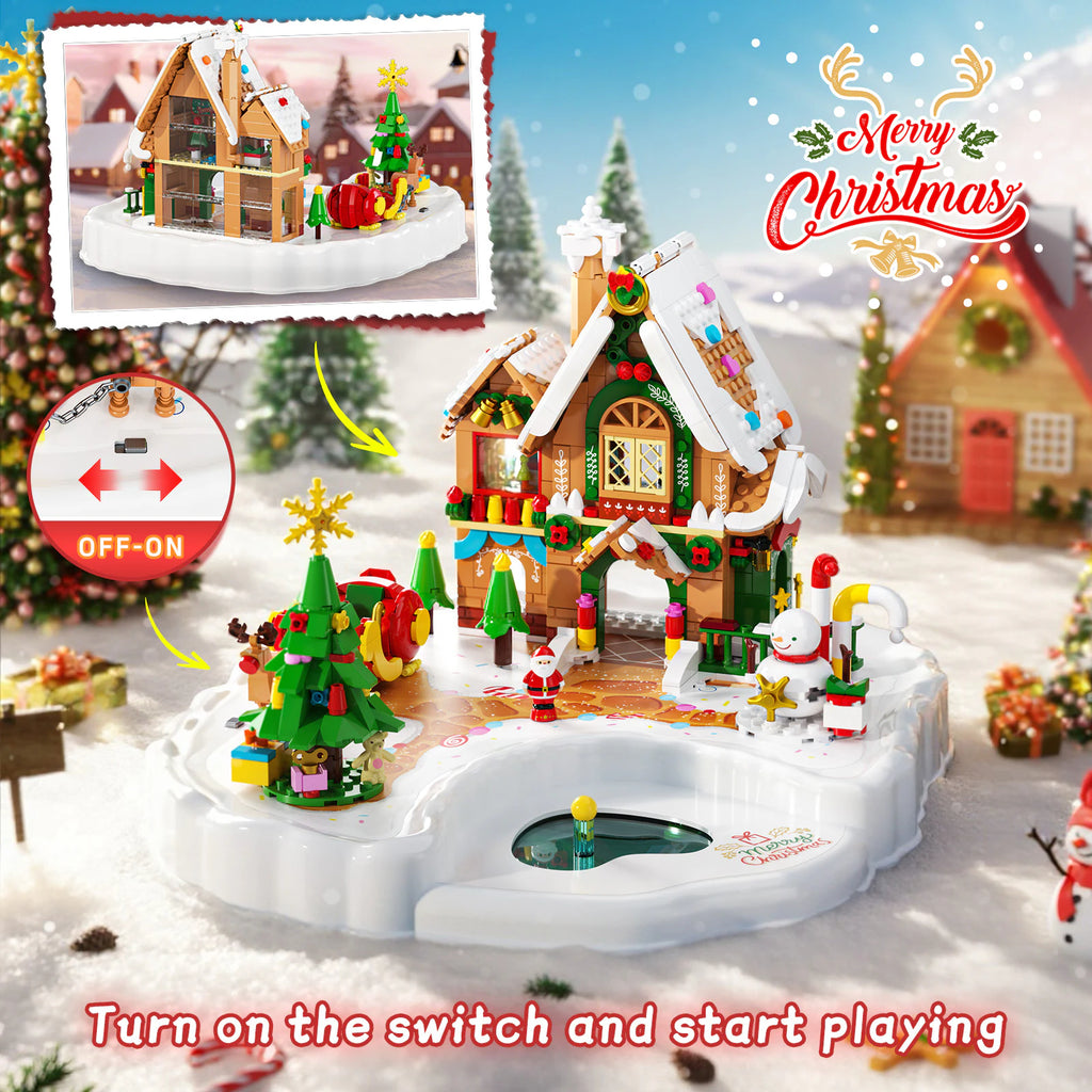 JAKI Magnetic Christmas Village Building Set - image 2