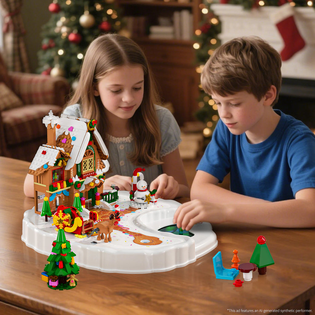 JAKI Magnetic Christmas Village Building Set - image 5