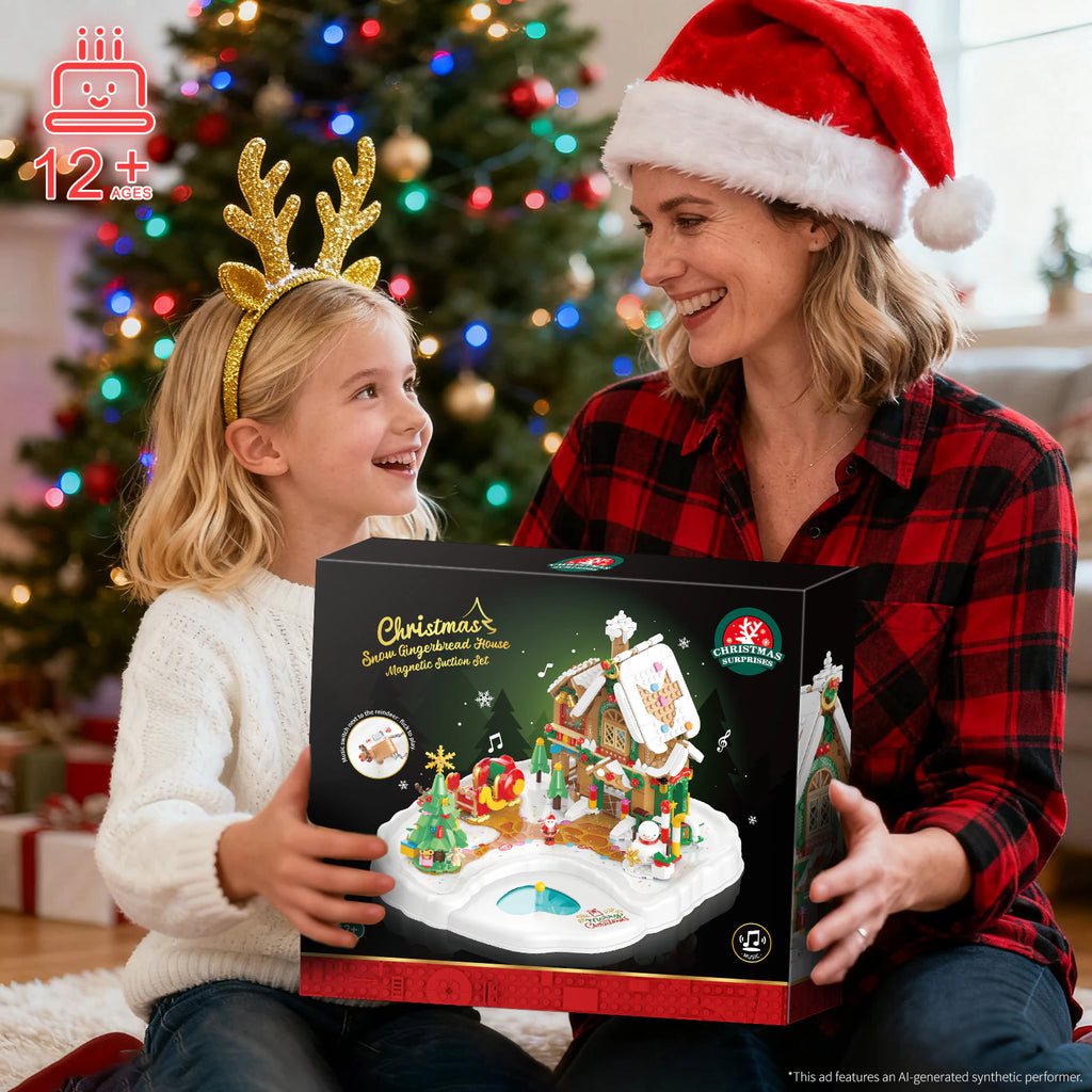 JAKI Magnetic Christmas Village Building Set - image 6