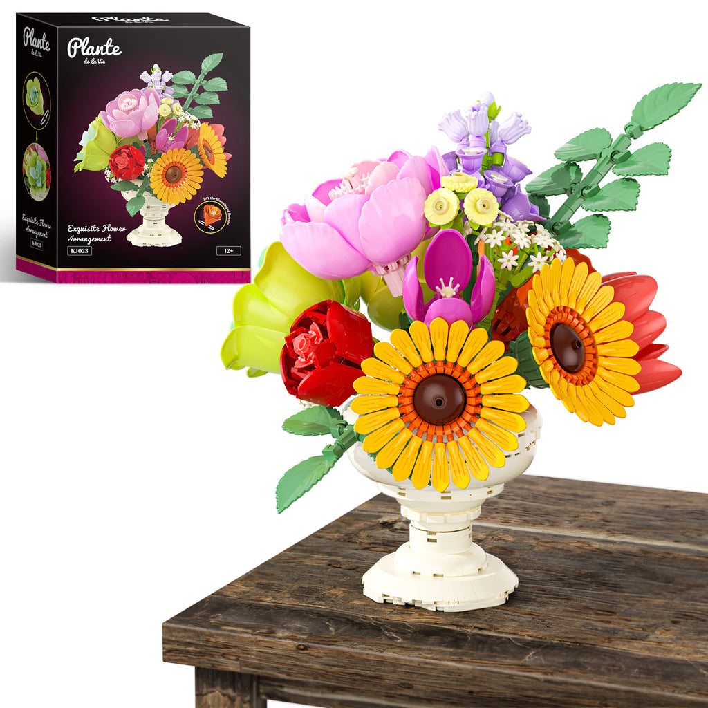 JAKI Elegant Floral Urn Building Set - image 2