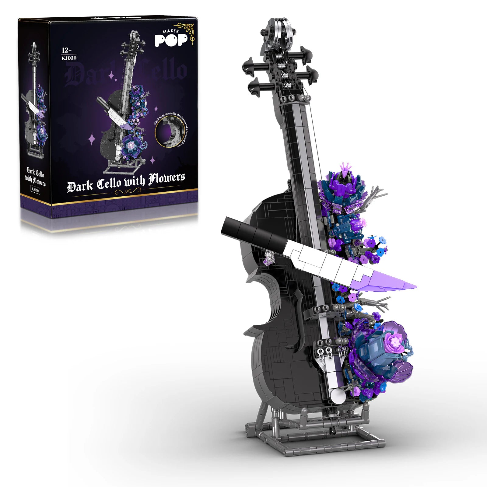 JAKI Gothic Cello & Flowers Building Set - image 1