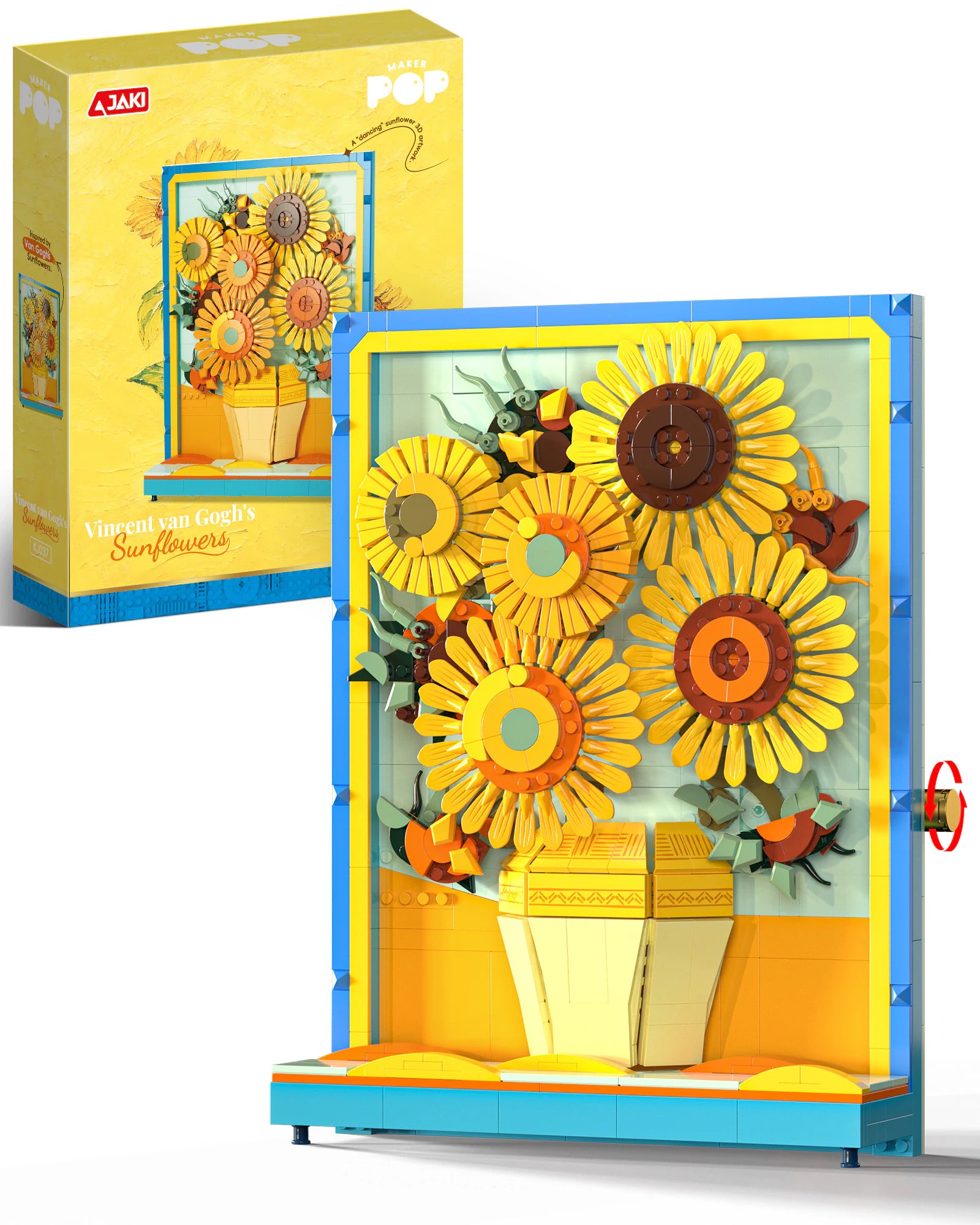 JAKI Sunflower Bouquet Building Set - image 1