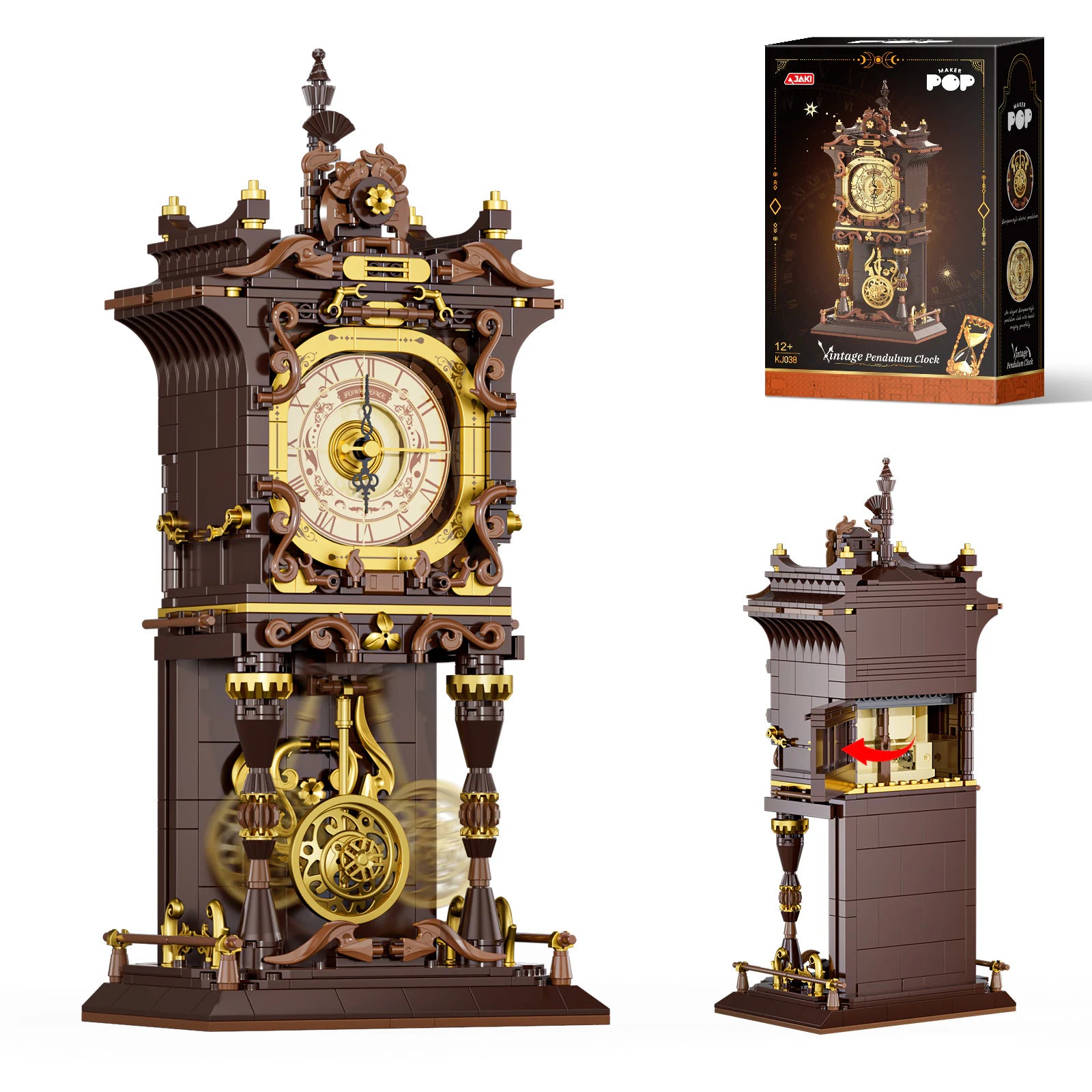 JAKI Vintage Pendulum Clock Building Set - image 1