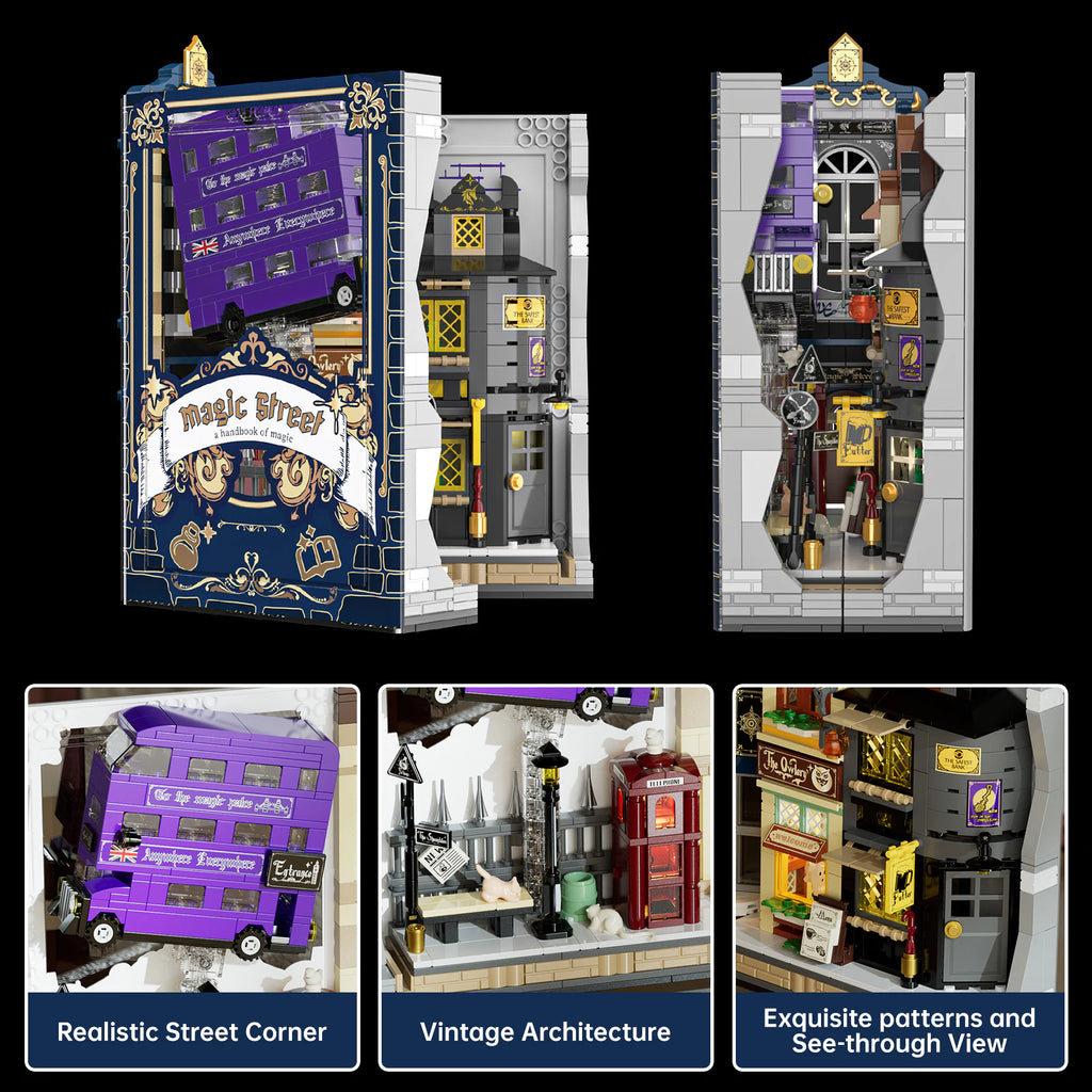 JAKI Enchanted Street Book Nook Building Set - image 5