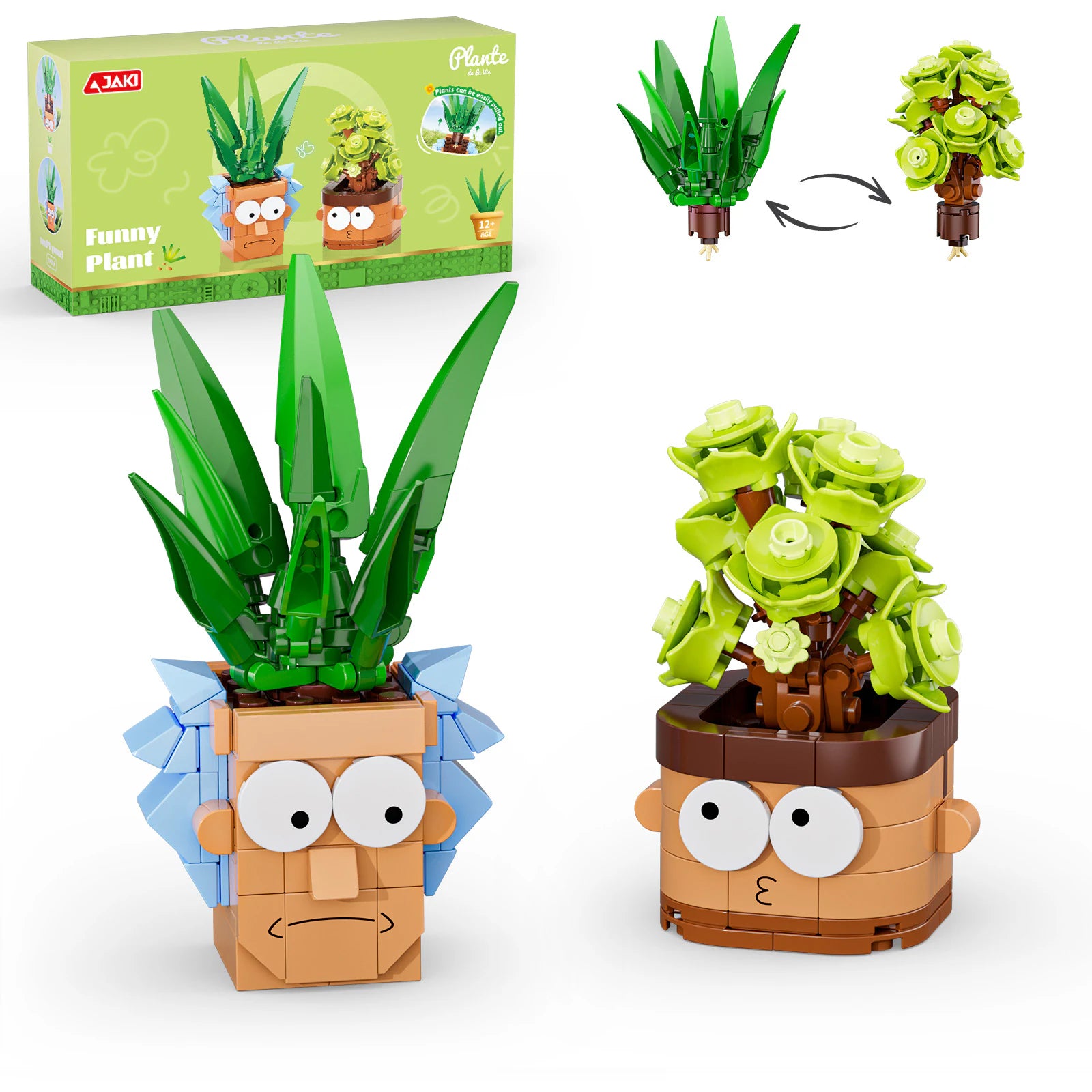 JAKI Whimsical Potted Plants Building Set - image 1