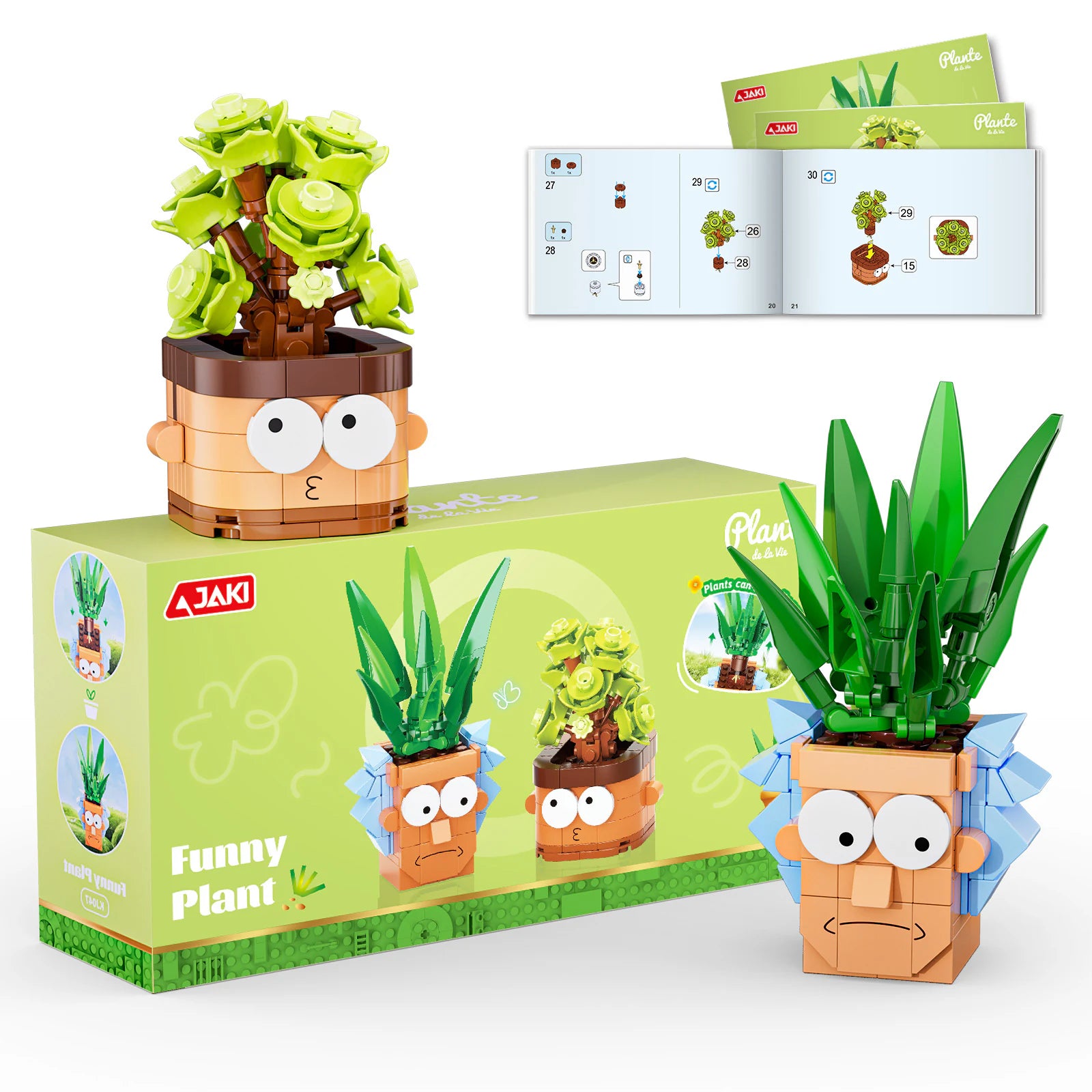 JAKI Whimsical Potted Plants Building Set - image 2