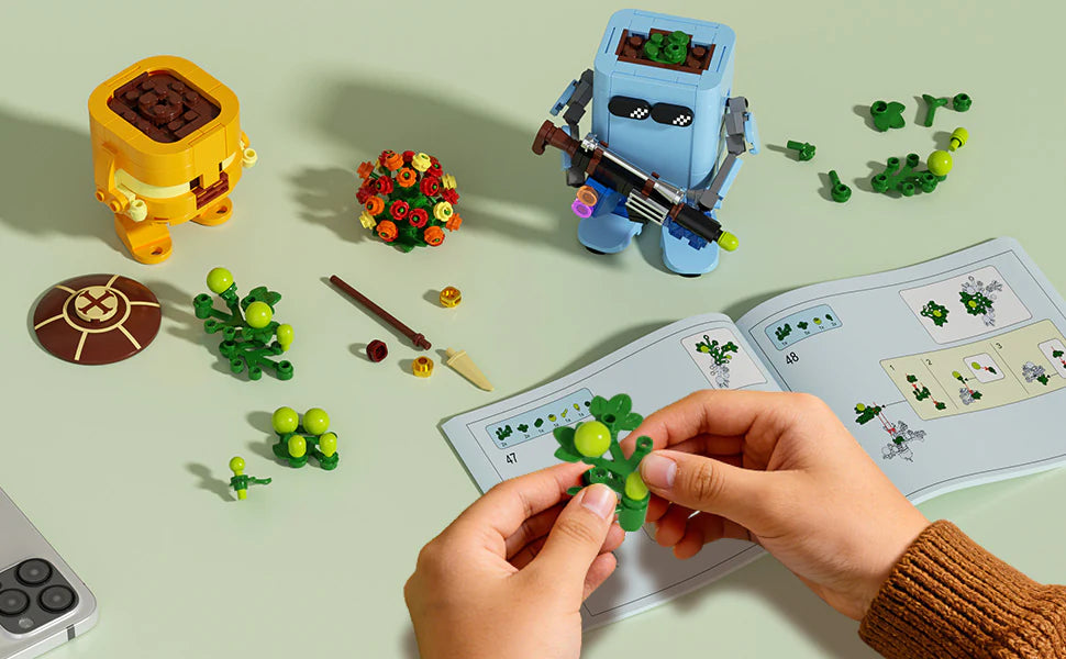 JAKI Warrior Potted Plants Building Set - image 7