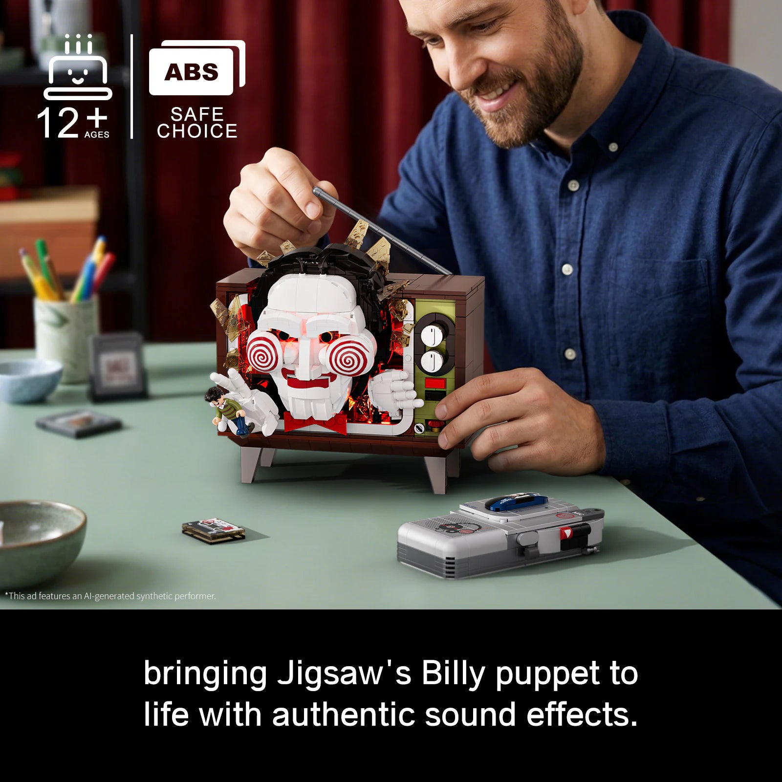 JAKI SAW Billy Television Building Set - image 3