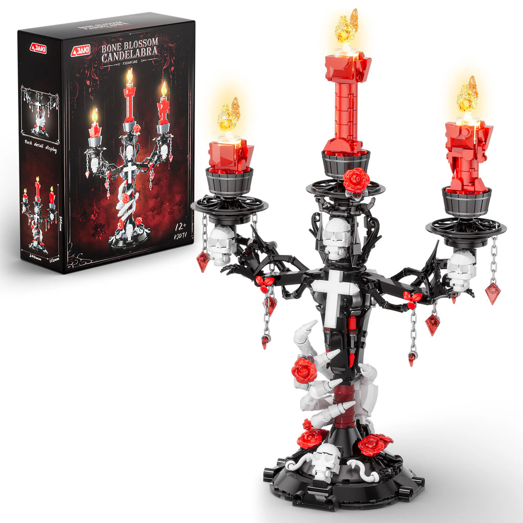 JAKI Flowers in Bone Candle Holder Building Set - image 1