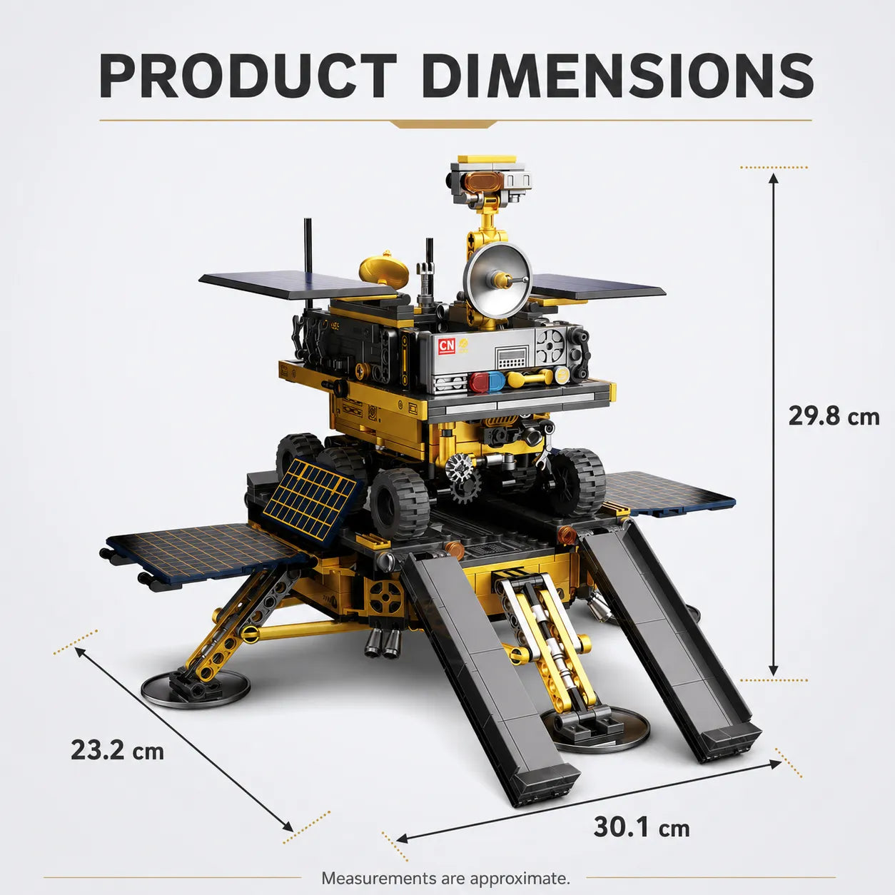 Solar-Powered Lunar Rover Building Set